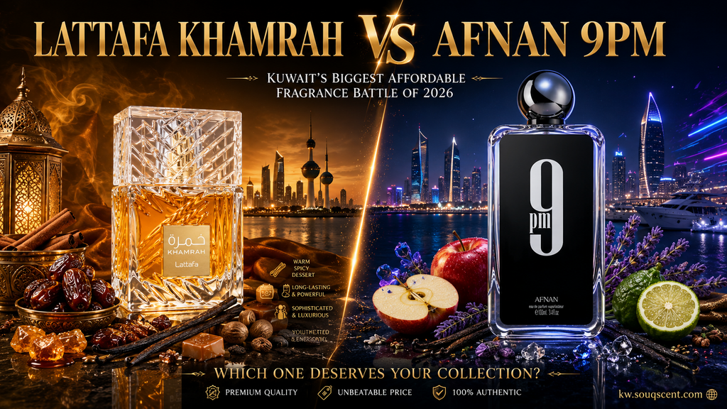 Lattafa Khamrah vs Afnan 9PM: The Ultimate Showdown of Kuwait’s Two Biggest Bestsellers in 2026
