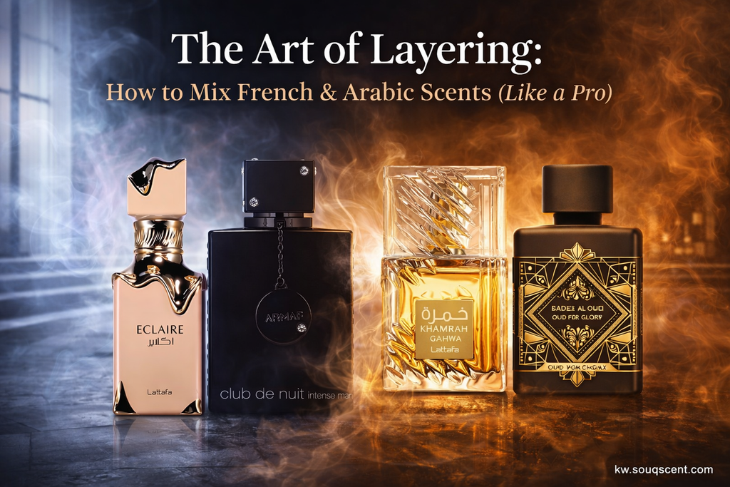 The Art of Layering: How to Mix French & Arabic Scents (Like a Pro)